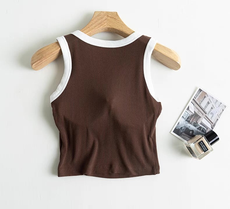 Edge Built-In Bra Crop Top